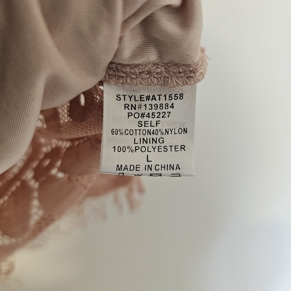 A.Peach Pink Blouse - Picture 3 of 6